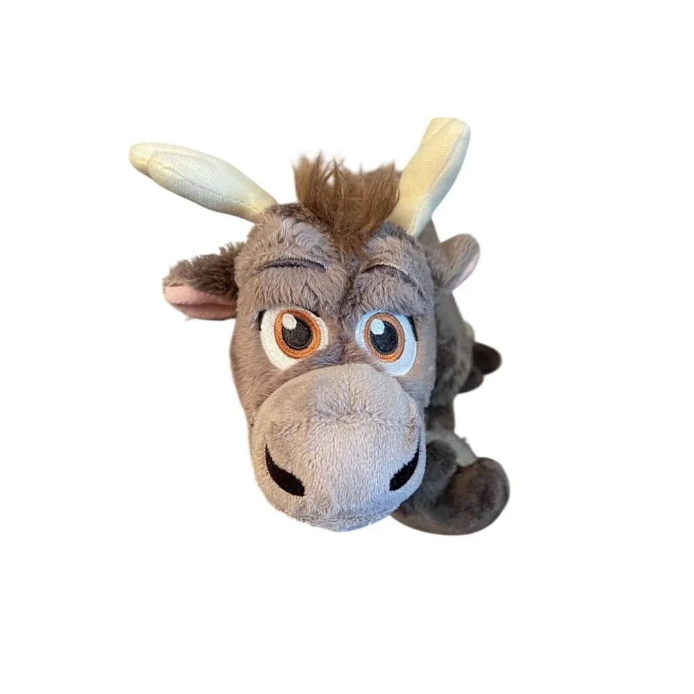 Disney Store Frozen Sven Reindeer Stuffed Animal Toy Brown Official 15